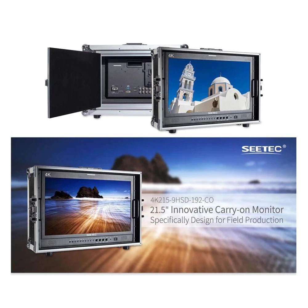 Монитор Seetec 4K215-9HSD-192-CO 21 5 дюйма IPS Full HD 1920x1080 с чемоданом режиссера 3G-SDI HDMI AV YPbPr -