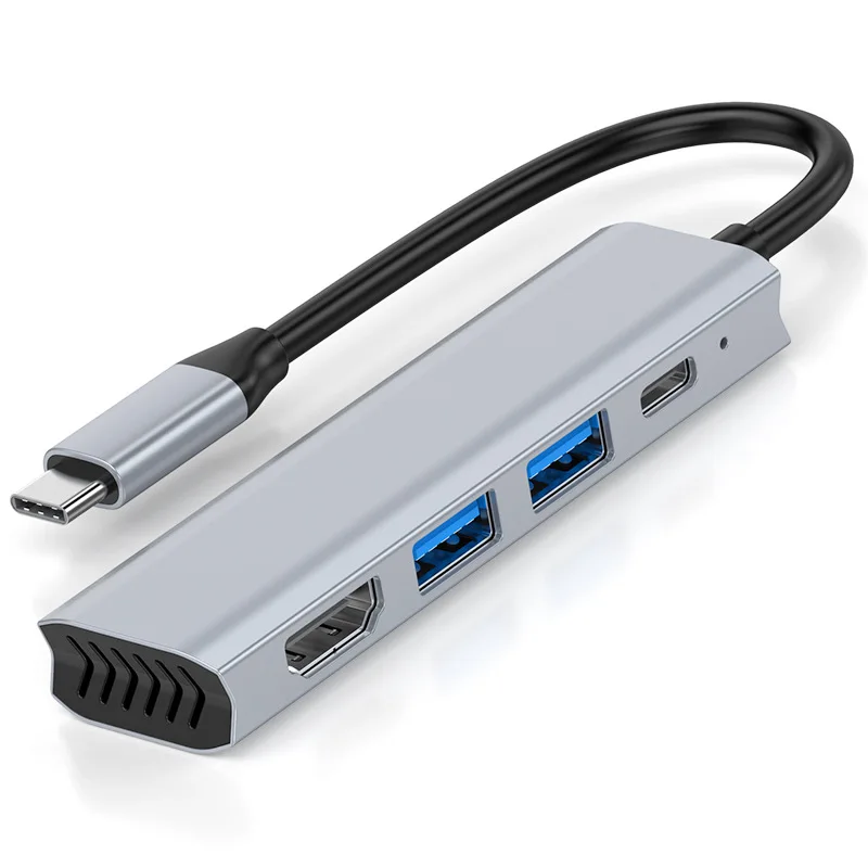 Док-концентратор Type-c + USB3.0 USB2.0 Pd концентратор четыре в одном 4k подходит для Apple