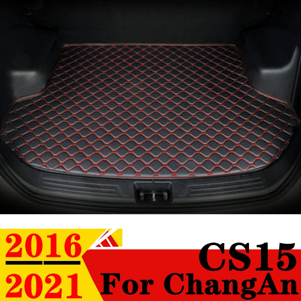 Коврик для багажника автомобиля ChangAn CS15 2021 2020 2019 2018 2017 2016 плоский боковой защитный