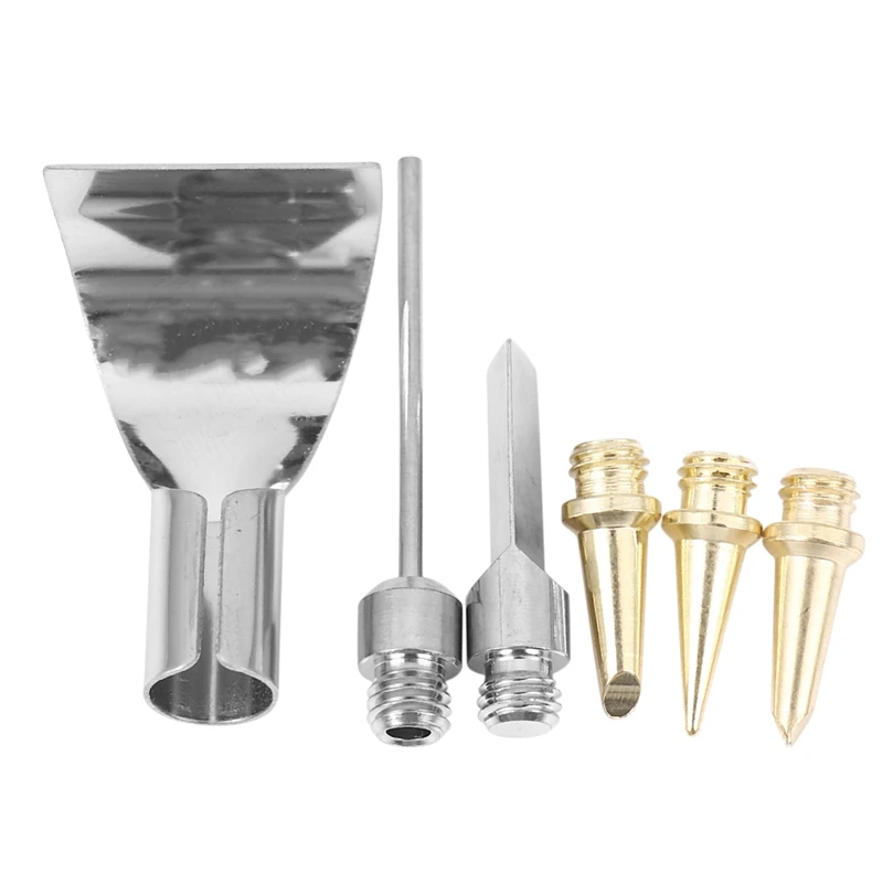 

Promotion! 6Pcs Replacement Copper Tips Nozzle Kit For Hs-1115K / Mt-100 Aerated Flame Butane Gas Soldering Iron Cordless Weldin