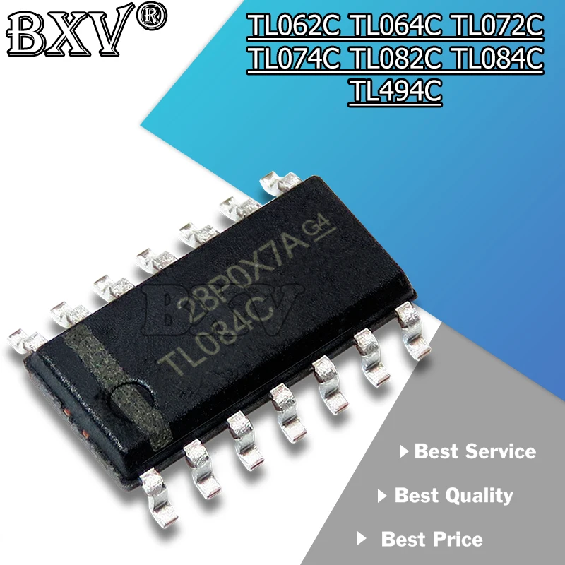 

10PCS TL084CDT SOP14 TL084 SOP 084C SMD TL084CDR SOP-14 TL084C SMD TL062C TL064C TL072C TL074C TL082C TL084C TL494C IC Chipset