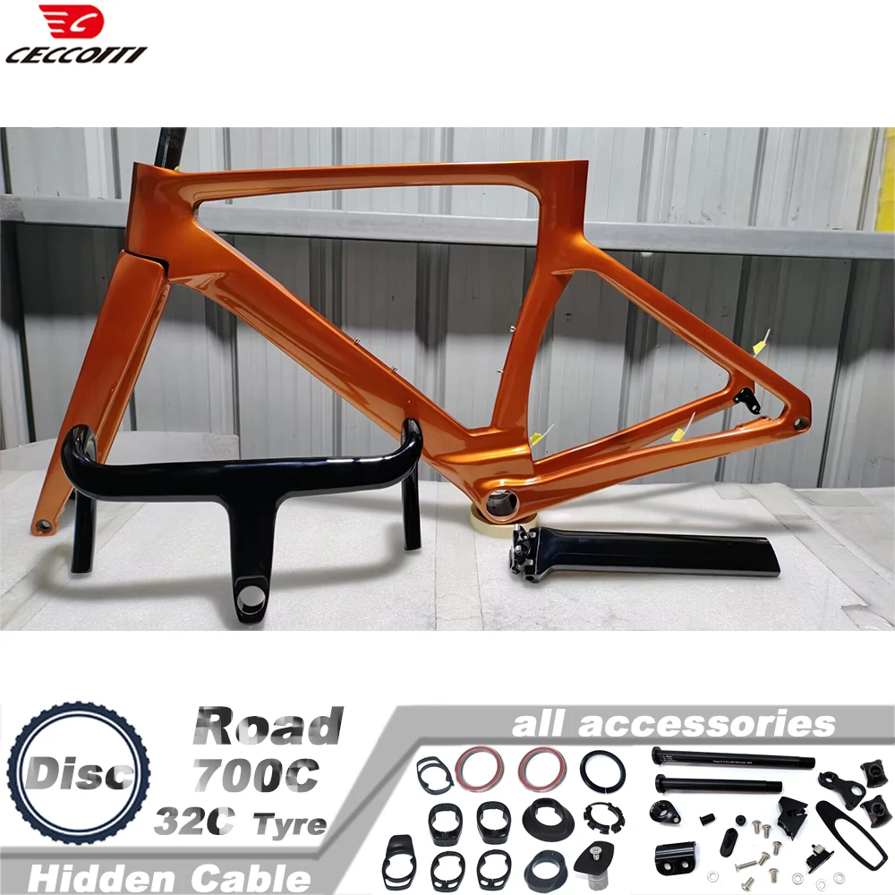 CECCOTTI RF26 Модель заказа цвета для рамы шоссейного велосипеда T1000 Полностью