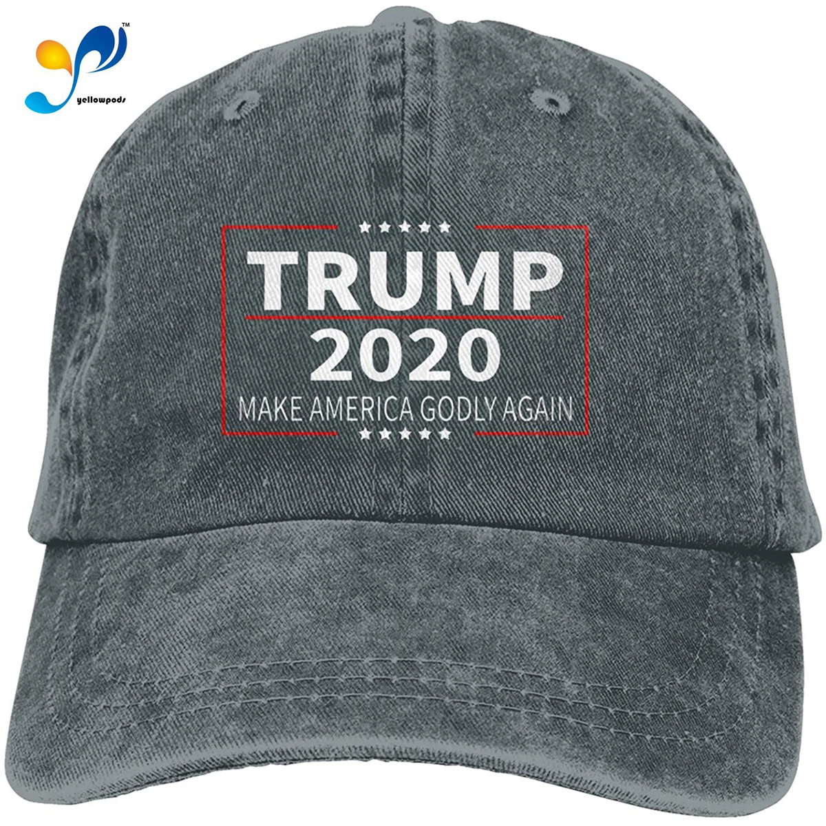 

Unisex Classic Trump 2020 Make America Godly Again Dad Hat Men Women Adjustable Baseball Cap Sandwich Hat