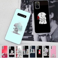 tatty teddy bear cute doll phone case for samsung s21 a10 for redmi note 7 9 for huawei p30pro honor 8x 10i cover