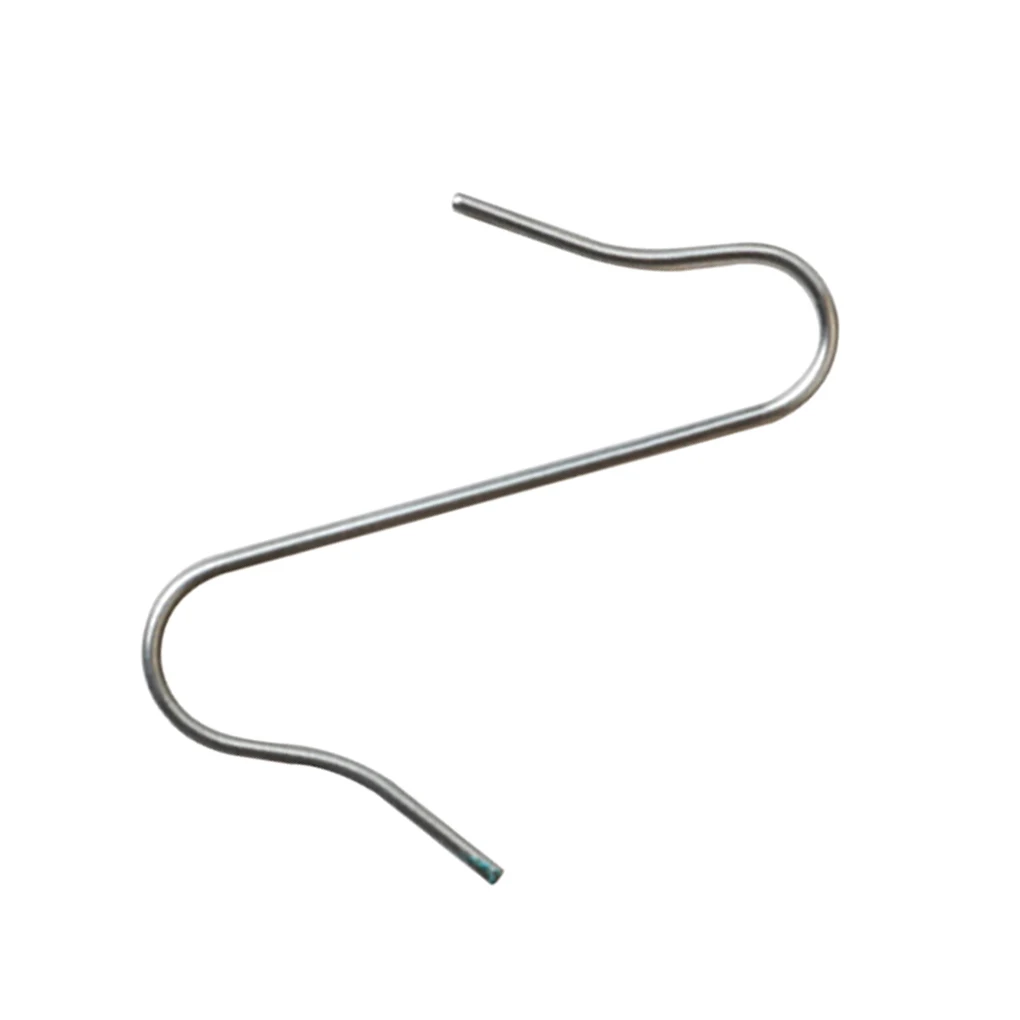 

100PCS Metal Ornament Hooks S-shaped Swirl Hanger Christmas Tree Decoration Accessories
