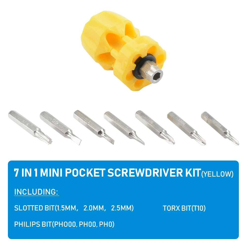 

Миниатюрная Портативная Отвертка С Прозрачной Головкой, Ручкой Из Хромованадиевой Стали