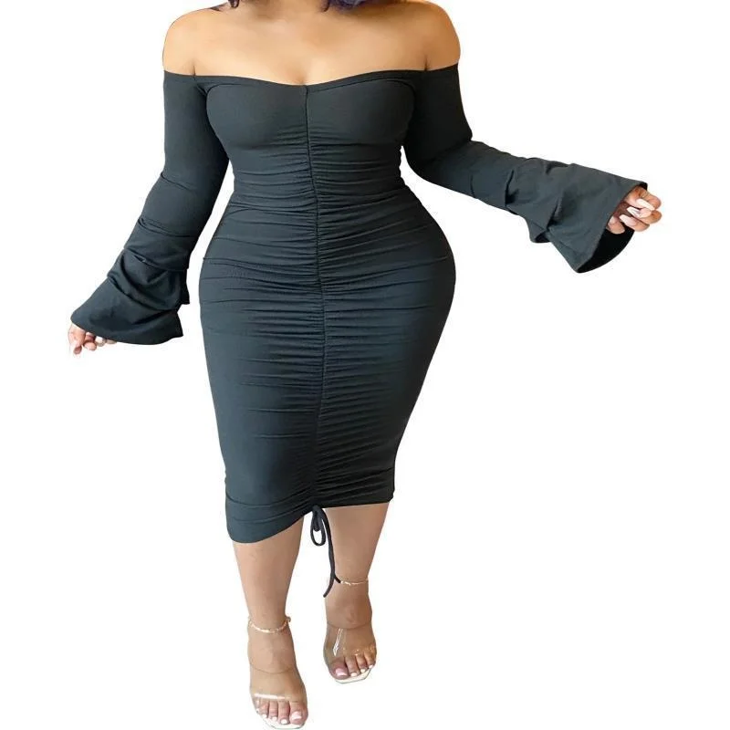 Новинка 2021 года пикантное женское платье в европейском и американском стиле с