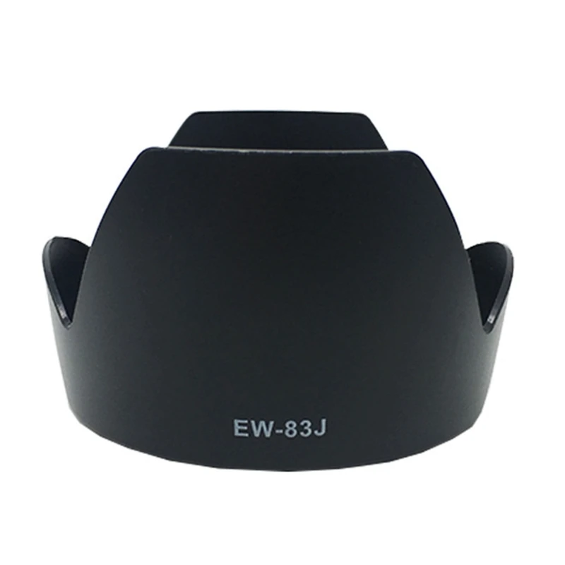 

EW-83J Dedicated Lens Hood Sunshade Lens Protectors 77mm Mount Snap-on Design for EF-S 17-55mm f/2.8 ISUSM Lens