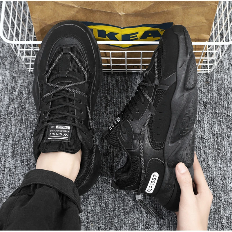 Мужские кроссовки стильная универсальная удобная повседневная обувь легкая