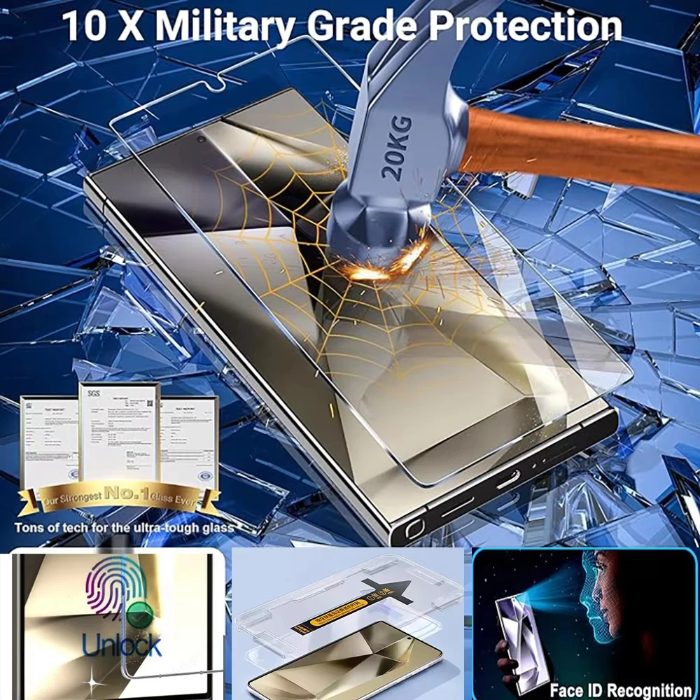 1-2 шт. в установке покрытия HD Защитная пленка для экрана Samsung A55 5G A54 A53 A33 A35 A15 A13 S24