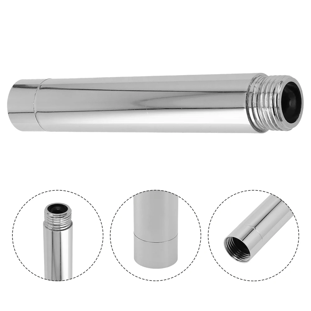 

Shower Extension Tube G1/2 Copper Connectors 304Stainless Steel Bath Comfortable Durable Extend Handheld Length