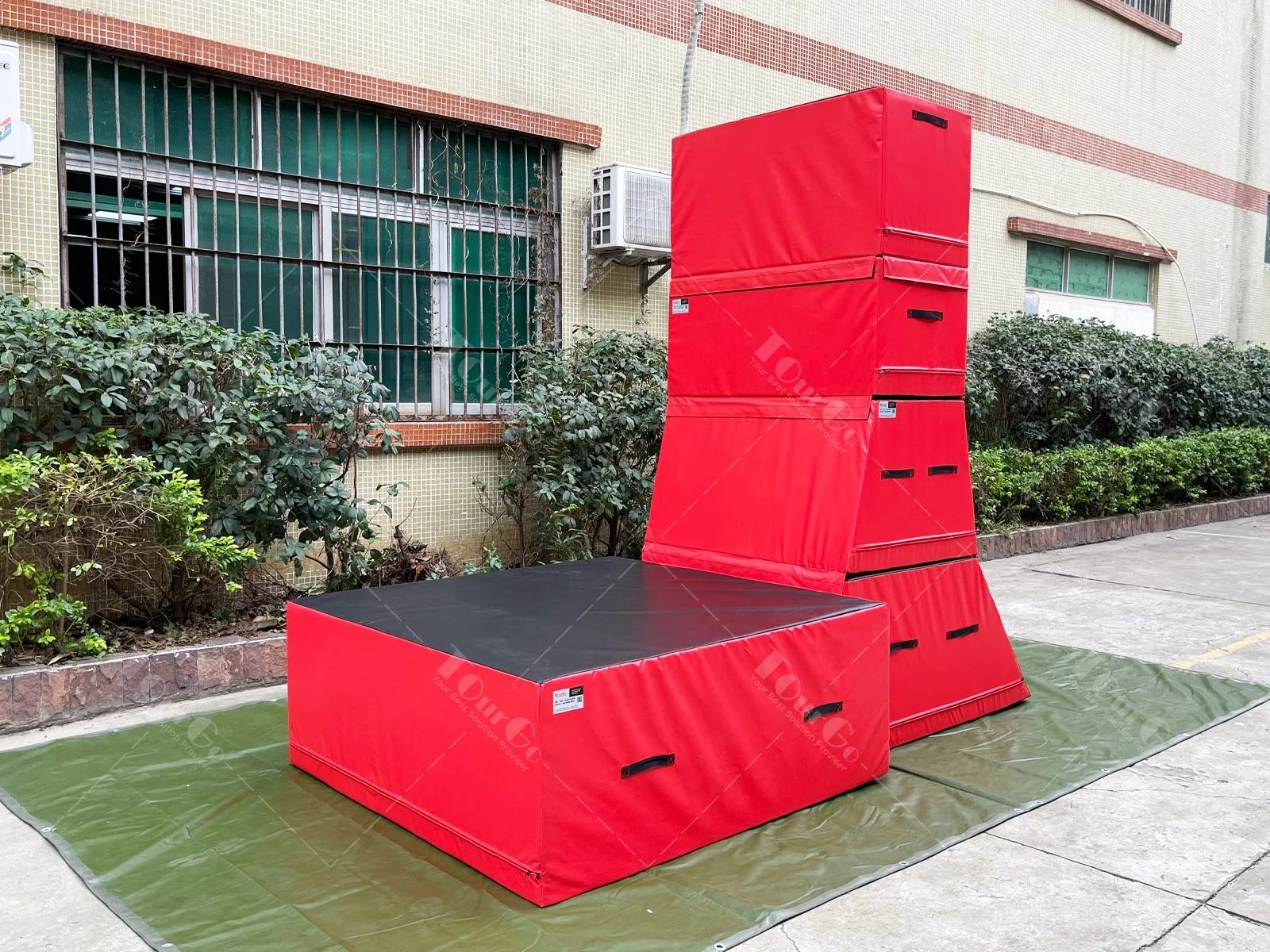 Гимнастическая система ниндзя домашняя игровая площадка паркура мягкая пена