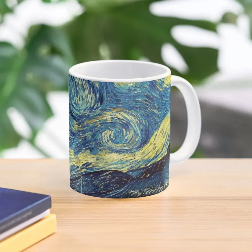 Классическая кружка с изображением Винсента Ван Гога звездной ночи посуда для