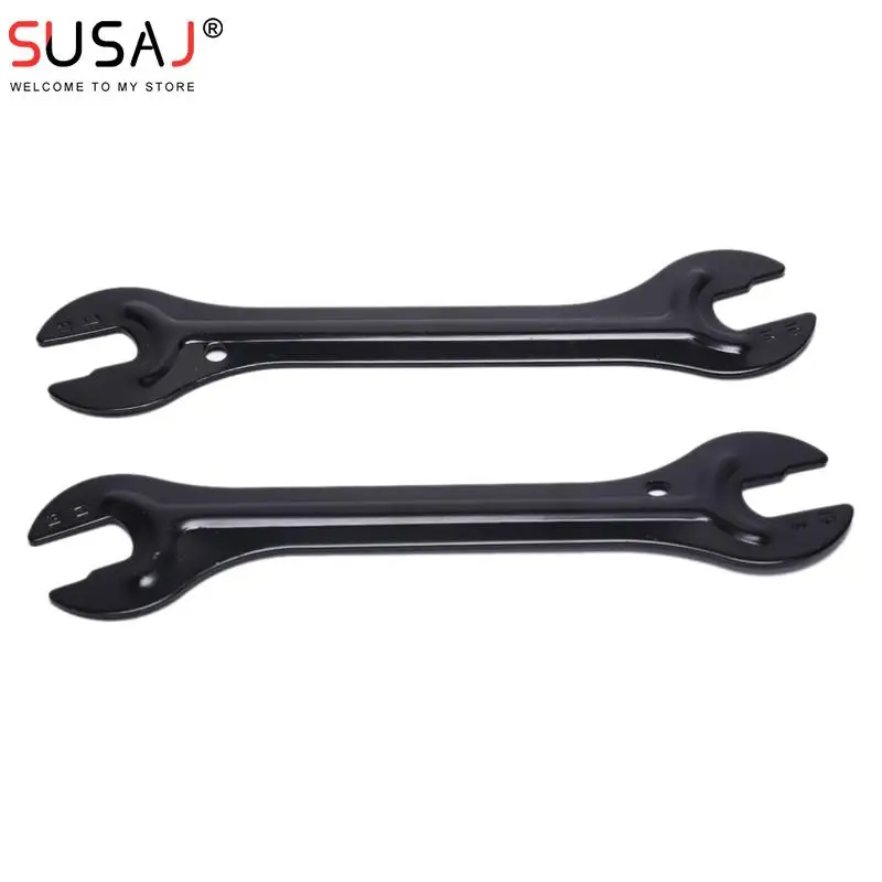 

2pc Bicycle Head Open End Axle Hub Cone Wrench Carbon Steel Repair Spanner Bike Tools For Mountain Bike Accesories 13/14/15/16mm
