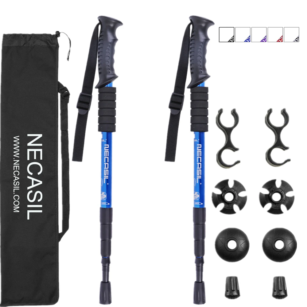 

Outdoor Climbing Stick 2Pcs/pair Trekking Accessories Retractable Cane for Nature Hiking Walking Poles Tourism Camping Equipment