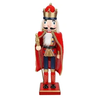 nutcracker christmas decorations 15 inch traditional wooden nutcracker soldier ornaments for xmas party home decoration