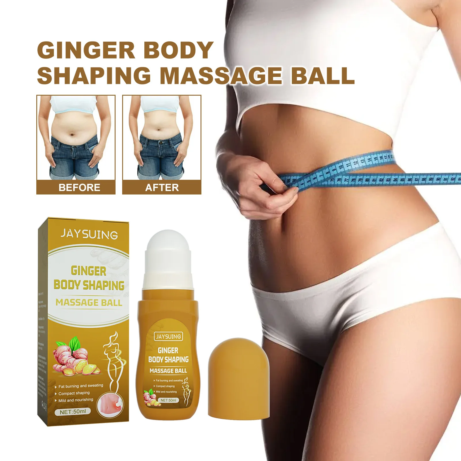 

30ml Slimming Fat Burning Spray Thin Body Waist Shaping Spray Eliminate Big Belly Fat Massage Liquid Improve Skin Elasticity