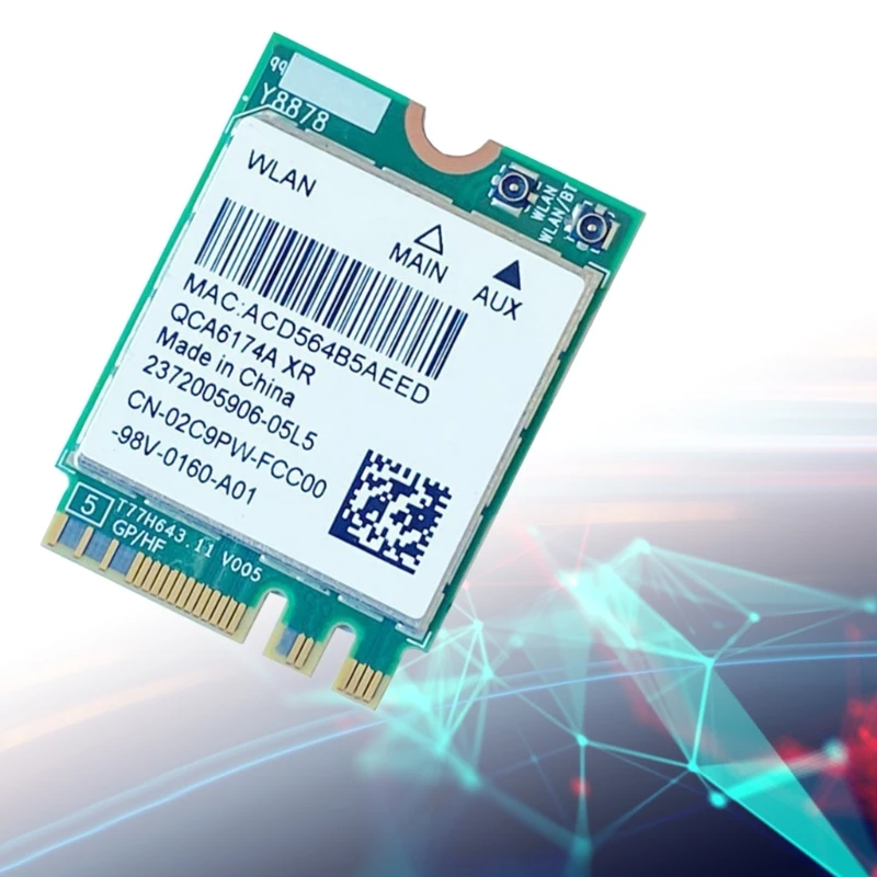 

802.11AC 867M Bluetooth 4.1 Dual Band 2.4G/5G WiFi модуль M.2 NGFF Intel Card