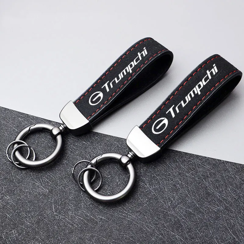 

Car keychain suede Key Ring Horseshoe buckle Tag Buckle Lanyard Gift For SAIC Maxus T60 T70 T90 Pickup D60 D90 2022 D20 G50