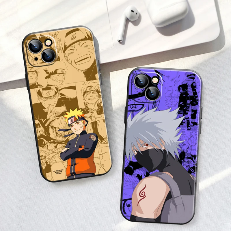 

Uchiha Sasuke Naruto Phone Case For iPhone 13 12 11 Pro Max 13 12 Mini X XS Max XR 8 7Plus 6S 6 Plus SE 2020 Lens Protective TPU