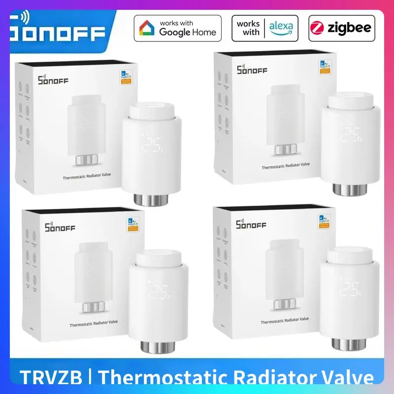 SONOFF Zigbee TRVZB умный термостат радиаторный клапан дом Ewelink приложение дистанционное