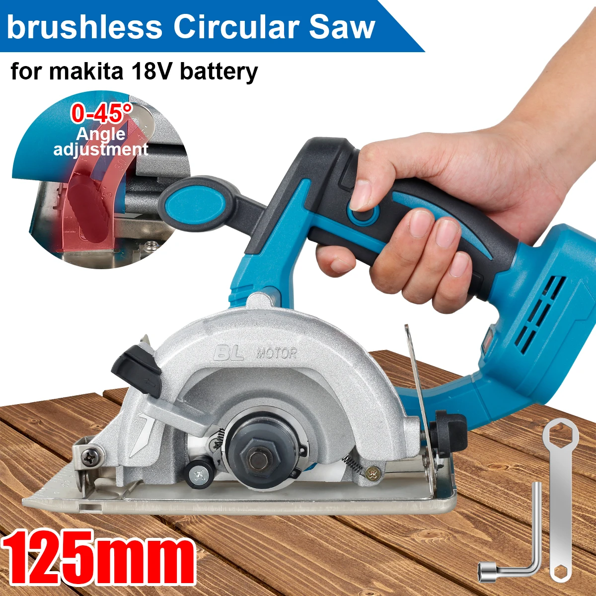 NewBrushless Electric Circular Saw Reusable Circular Saw Tool Professional Cutting Circular Saw Durable Metal Cutting Tool