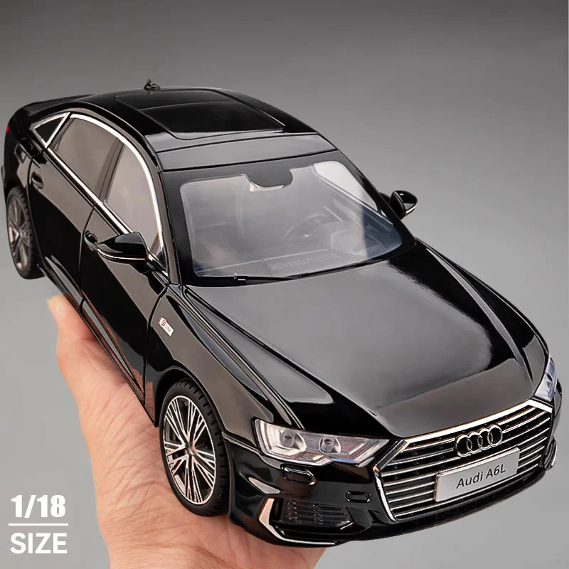

1:18 Audi A6 Limousine Alloy Model Car Toy Diecasts Metal Casting Sound and Light Pull Back Car Toys For Children Vehicle