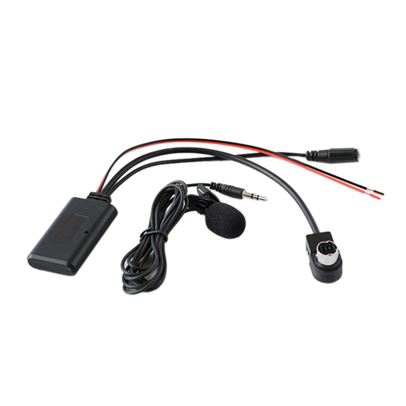 Автомобильный Bluetooth AUX адаптер беспроводной аудио телефонный звонок микрофон