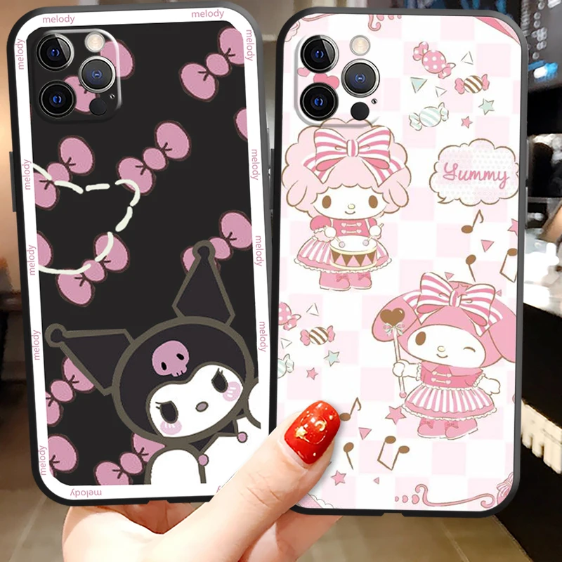 

Hello Kitty 2022 Phone Cases For iPhone 11 12 Pro MAX 6S 7 8 Plus XS MAX 12 13 Mini X XR SE 2020 Funda Soft TPU Back Cover