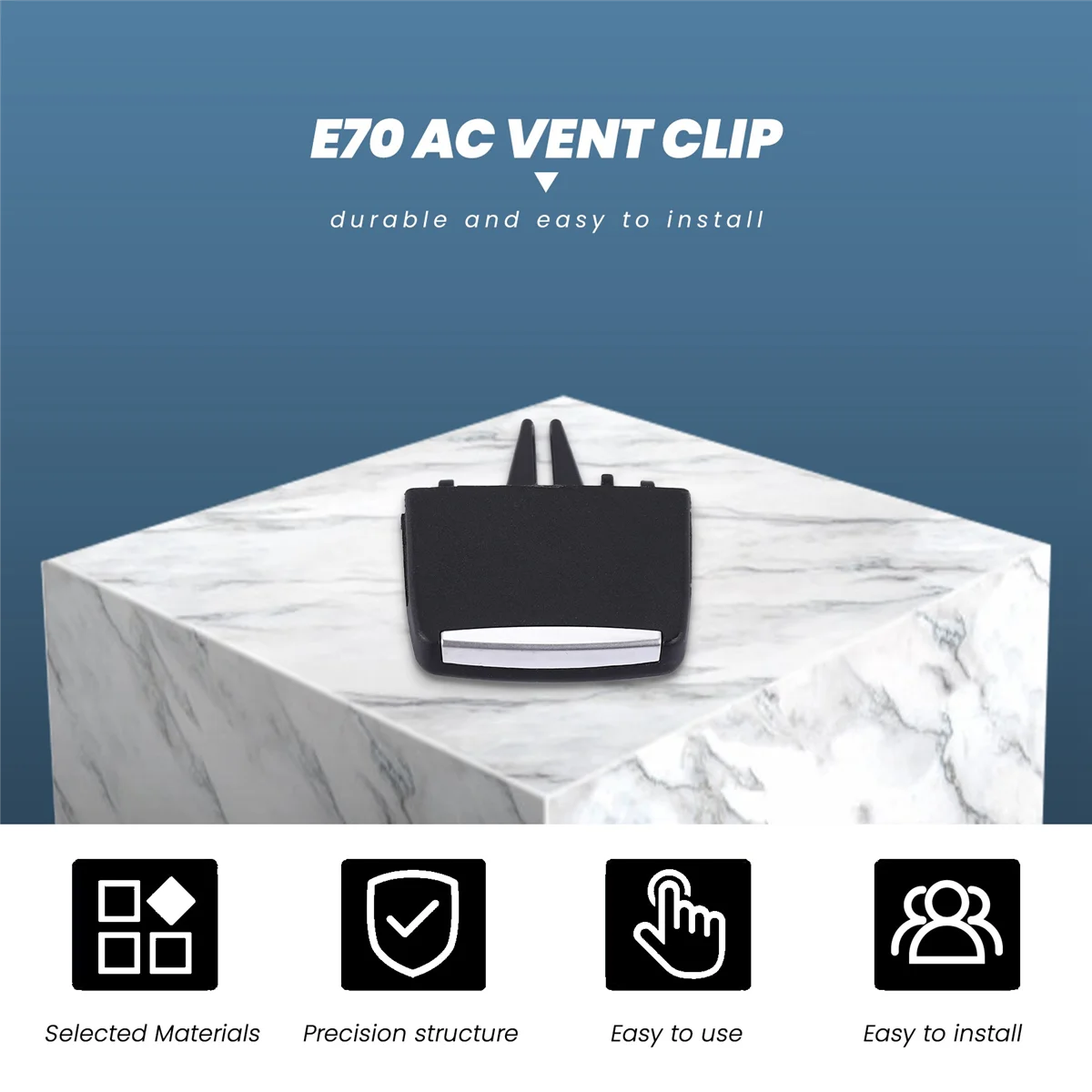 Для BMW X5/X6 Зажим для вентиляционного отверстия зажимы решетки свежего воздуха