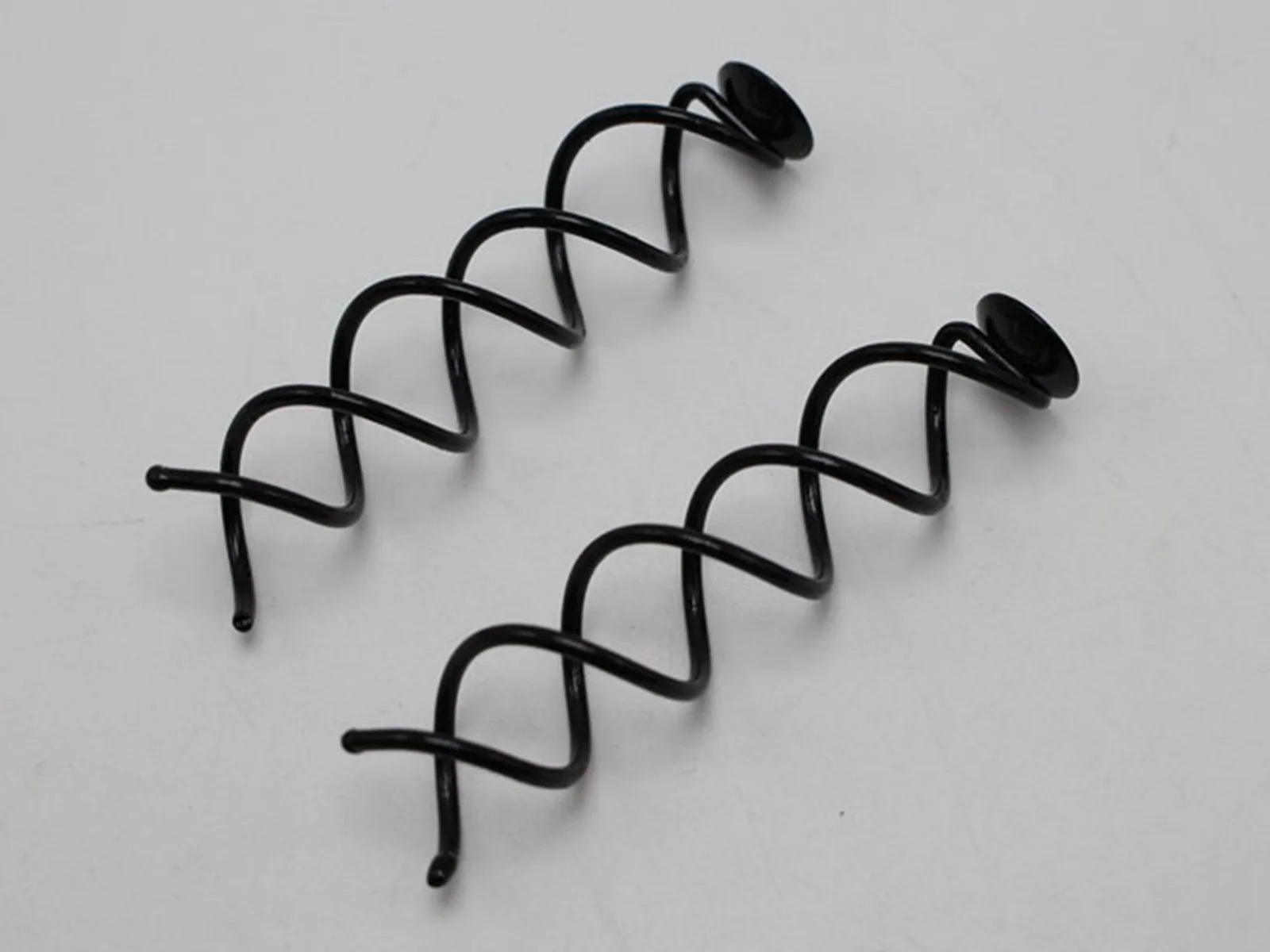 

20 Black Spiral Spin Screw Bobby Pin Hair Clip Twist Barrette 60mm Hair Accessor