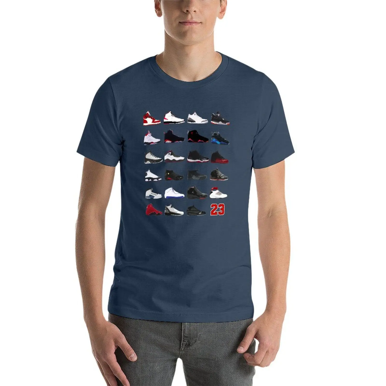 Фото Футболка в стиле ретро с пиксельным дизайном - 8Bit kicks AJ T-Shirt Sun Block Outdoor T-Shirt №3