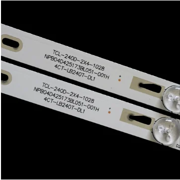 

LED Backlight strip 4 Lamp for T24D16DH-02B TCL-240D-2X4 1028 4CT-LB240T-DL1 NPB04D425173BL051-001H