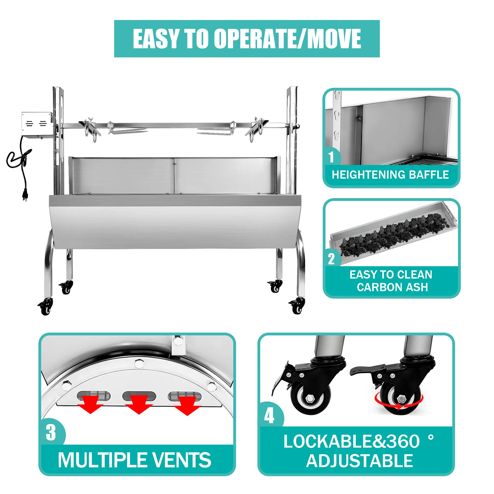 Аксессуары для барбекю на открытом воздухе прибор измерения температуры в