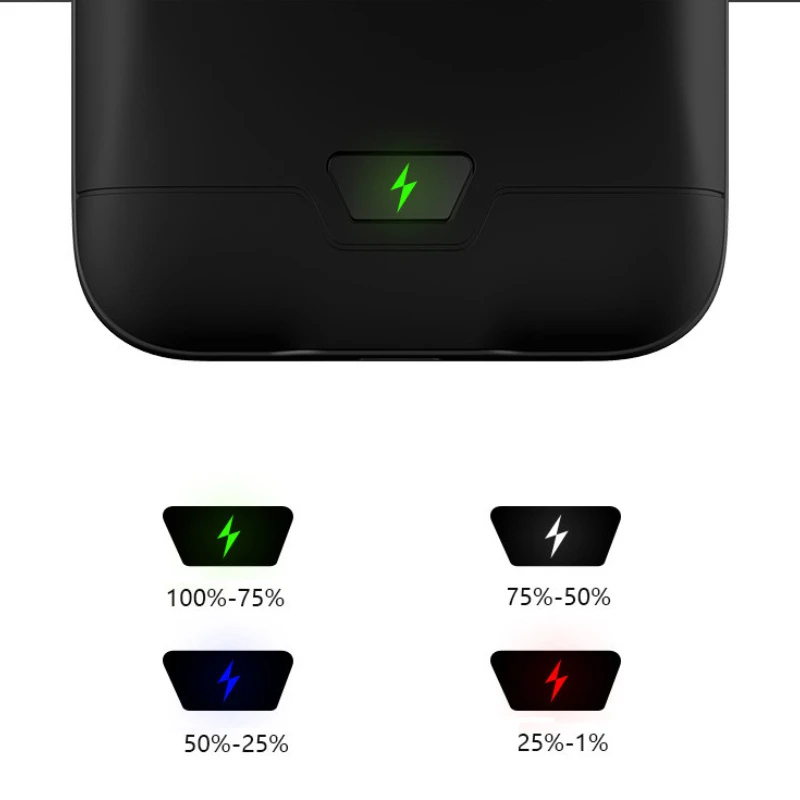 Тонкий ультратонкий резервный аккумулятор емкостью 8000 мАч для iPhone 6/7/8 plus SE2 SE3