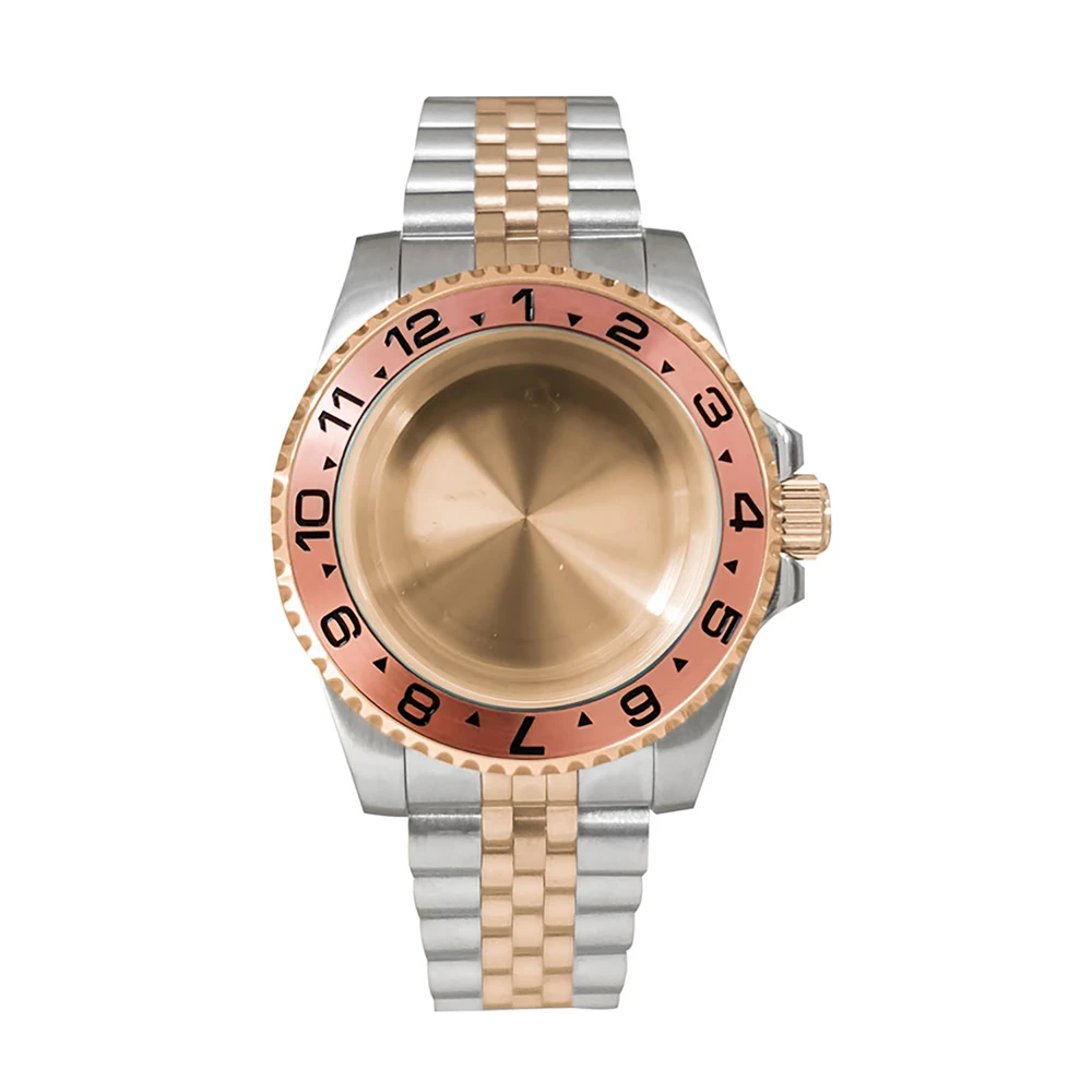 40 мм водонепроницаемый чехол SUB браслет юбилей сапфировое стекло 38 GMT БЕЗЕЛЬ для