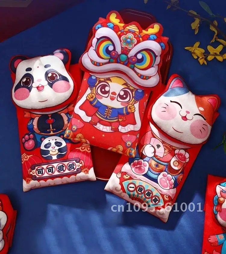 1 шт. новогодний красный конверт подарок на весенний фестиваль счастливый пакет