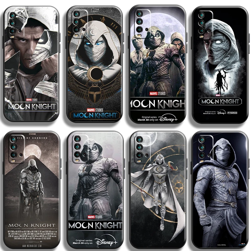 

Marvel Moon Knight Phone Case For Xiaomi Redmi 9 9T 9AT 9A 9C Note 9 Pro MAX 5G 9T 9S 10S 10 Pro MAX 10T 5G ShockProof