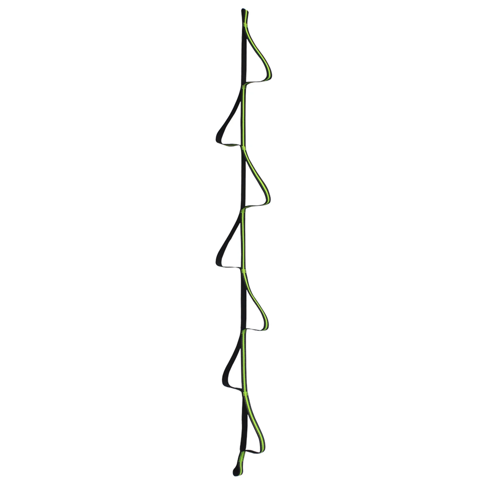 

Rope Ladder For Kids Climbing Aider Ladder 7 Step Climbing Ascender Foot Loop Multi-Purpose Climbing Strap With Hook