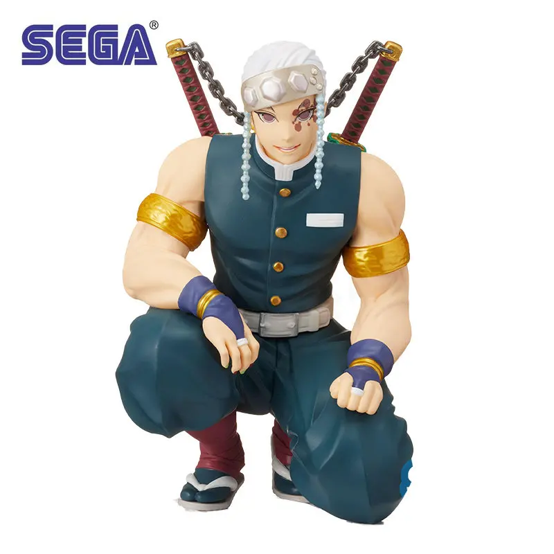 

SEGA PM Demon Slayer Uzui Tengen Action Figure Anime Model Doll Collectible Table Ornaments Children's Toys Gifts