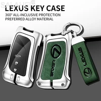 car metal leather key bag for lexus nx es ux us rc lx gx is rx 200 250h 350h ls 450h 260h 300h ux200 key case full cover holder