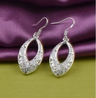 anglang temperament women dangle earring fashion versatile female jewelry goldsilver color earrings drop ship