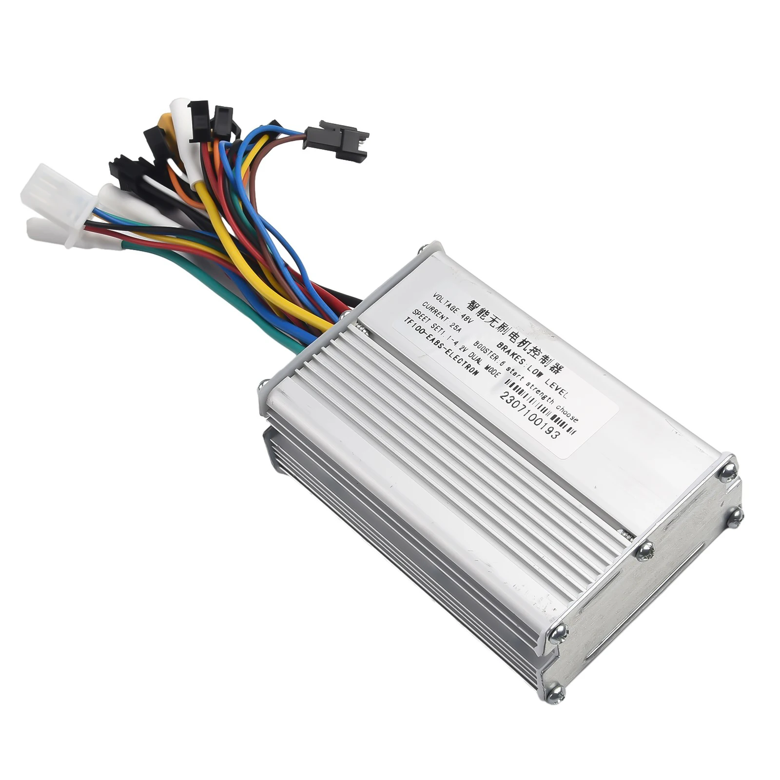 

E-Scooter Replacement Part High Quality Hot Sale Motor Controller Brushless 48V 25A 6pin Cable Aluminum Alloy Plastic