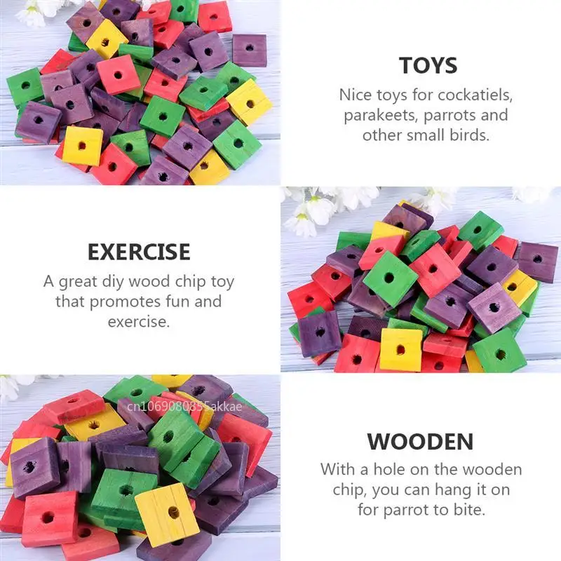 10 шт./партия деревянные кусачки для попугаев