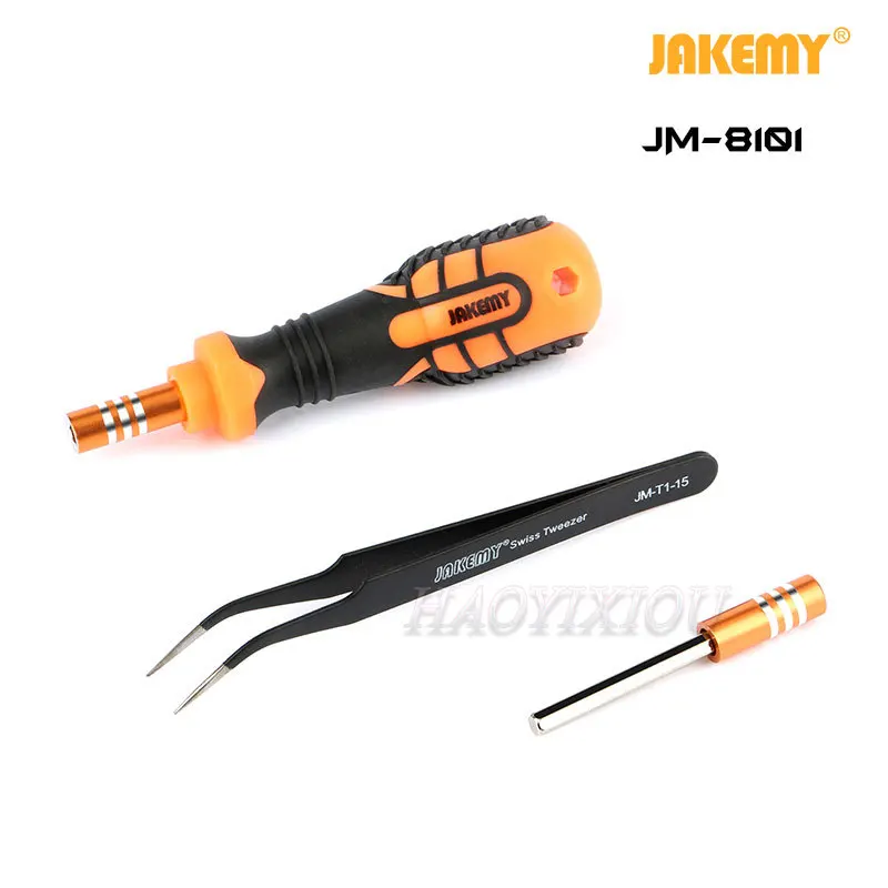Высококачественный Набор прецизионных отверток JAKEMY JM-8100 32 в 1 с регулируемой