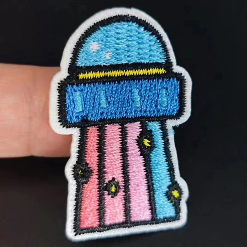 

Embroidery Cartoon Patch Color Planet Iron on Patch for clothing accessories Cute Style Pattern Logo Strange things Diy Gifts
