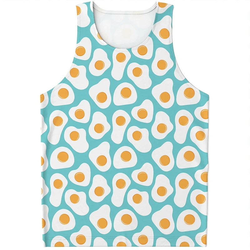 Мужская футболка с рисунком в виде яиц летняя повседневная большого размера