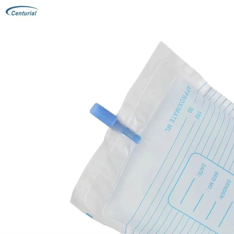 Медицинский одноразовый мочевой мешок с перекрестным клапаном для сбора мочи |