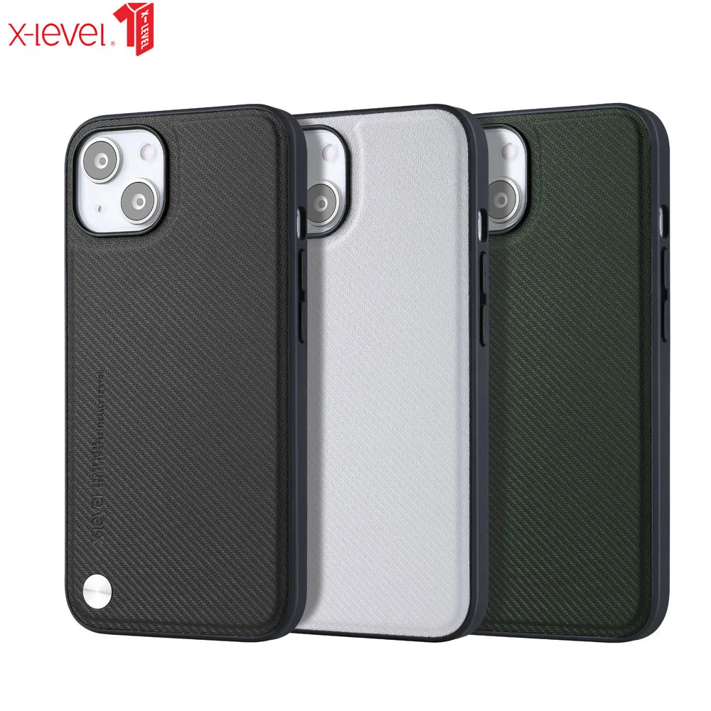 X-Level Kevlar Case For Apple iPhone 13 12 Pro Max Luxury Ultra Light Carbon Fiber Pattern Back Cover for iPhone 12 13