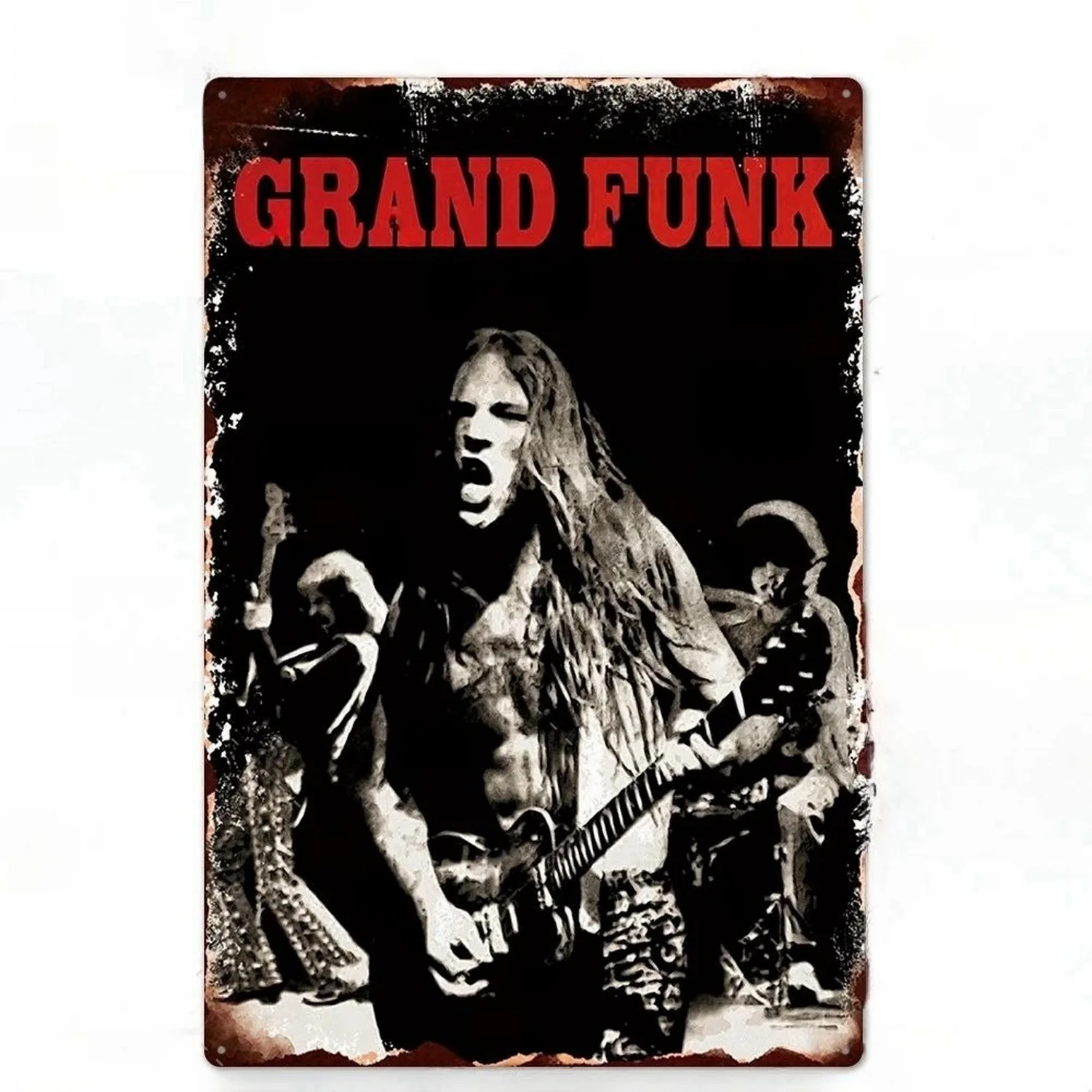 Винтажная Металлическая Вывеска В Стиле Рок-н-ролл Украшение На Стену